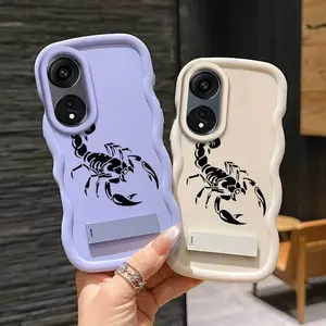 1 Piece Scorpion crawling Suitable For OPPO A78 5G With Elegant And Stand Flexible OPPO A78 /A79 /A77/A77s Phone Case Cover Perfect For Party