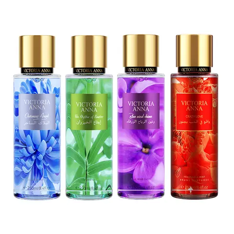 CHE BOHO Victoria Anna Women's Hair & Body Cologne Mist for Adults - 8.4 fl oz Herbal Vanilla Buttercream Fragrance, Fruity Floral Freshness with Amber Notes, 24-Month Shelf Life, Alcohol-Containing EDP Spray, All Seasons Birthday Gift with Bow
