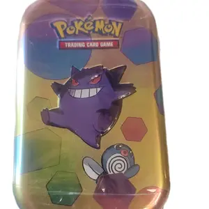 Live RipsOnly! Pokémon Assorted Collector Tin Featuring Charizard Pikachu & Gengar from TCG Trading Card Game Series with 2 Sealed Booster Packs Elite Trainer Box