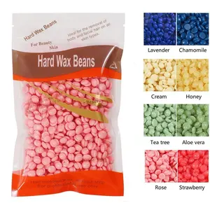 100g Hard Wax Beads for Hair Removal, Gentle Depilatory Solution, Paperless Wax Beads Suitable for All Skin Types, Multiple Colors Available, Full Body Use
