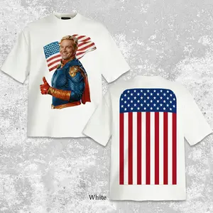 The Boys Season 5 Prison Uniforms At The Homelander Freedom Camp Graphic Tee – Anti Superhero Funny Streetwear Shirt, Vought Best Apparel, Comic Poster Design Amazon Prime TV Series Fan Merch Heavy Cotton Fitted Vintage Unisex T Shirt