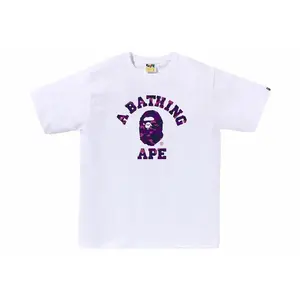 BAPE Color Camo College Tee (SS24) White/Purple (men) by StockX