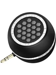 Mini Portable Speaker, 3W Mobile Phone Speaker Line-in Speaker with Clear Bass 3.5mm AUX Audio Interface, Plug and Play for iPhone, iPad, iPod, Tablet, Smartphone