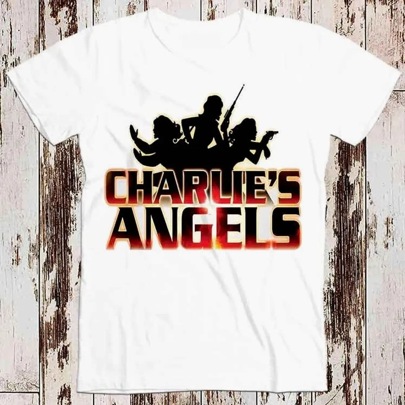 Charlie's Angels TV Show Movie Tee Top Vintage Unisex Ladies T shirt 8316 E