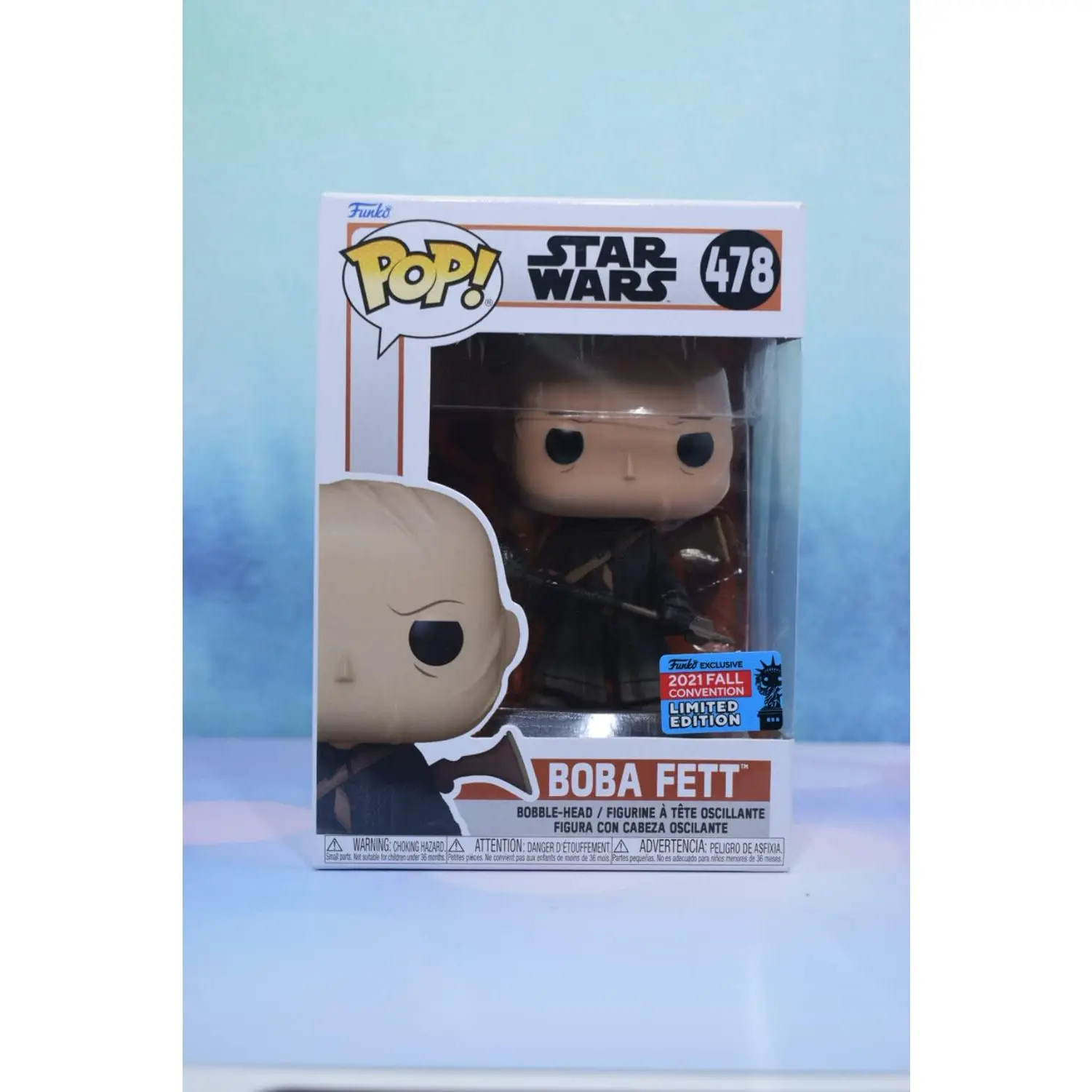 Funko POP! Star Wars Boba Fett #478 [Unmasked] Exclusive