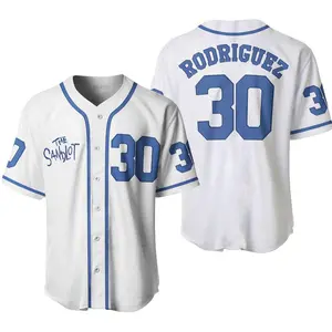 Sandlot #30 Baseball Jersey Benny The Jet Rodriguez