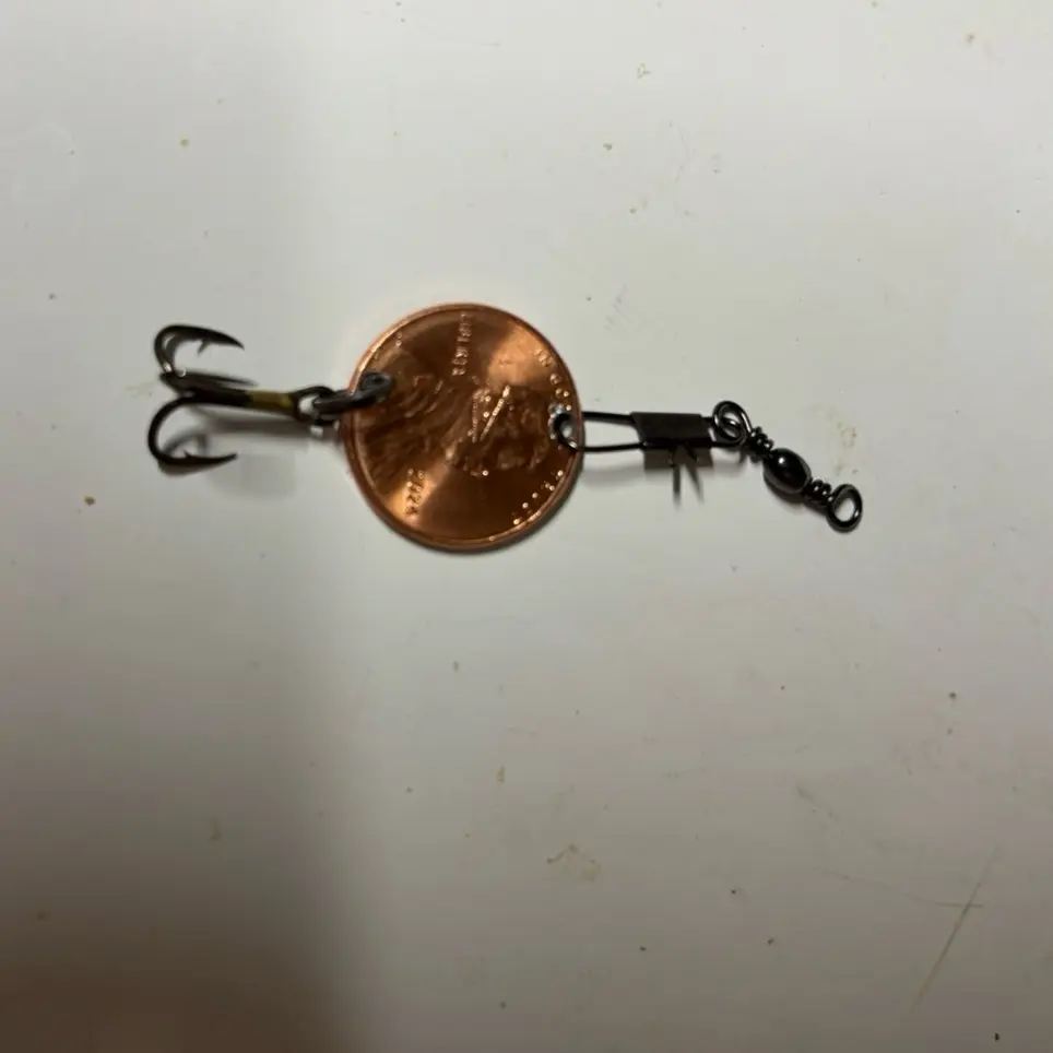 Penny Fishing Lure - Classic Design for Fishing - Ideal for Catching Fish in Water - HandMade