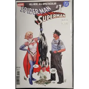 Marvel/DC Spider-Man Superman 1d Hughes