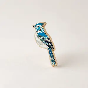 Happily Plants - Blue Jay Pin