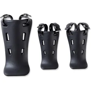3 Packs Catcher's Mask Throat Guard Baseball Softball Throat Protector Including 1 Pack of 6 inches 2 Packs of 4 inches
