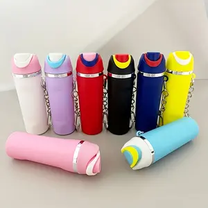 Miniature Water Bottle Keychains -Adorable Tiny Cup Keychain with Metal Clasp | Cute Bag Charm for Travel & Daily Use