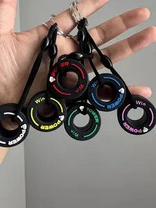 PVC Rubber Tire Keychains, Creative Car Motorcycle Helmet Accessories, Couple Keychains, Anti Lost Key Tags, Trendy Bag Charms, DIY ID Lanyard Decorations