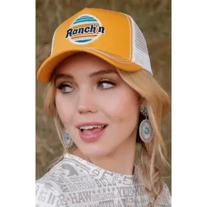 Cinch Women's Yellow Trucker Cap CCC0041030