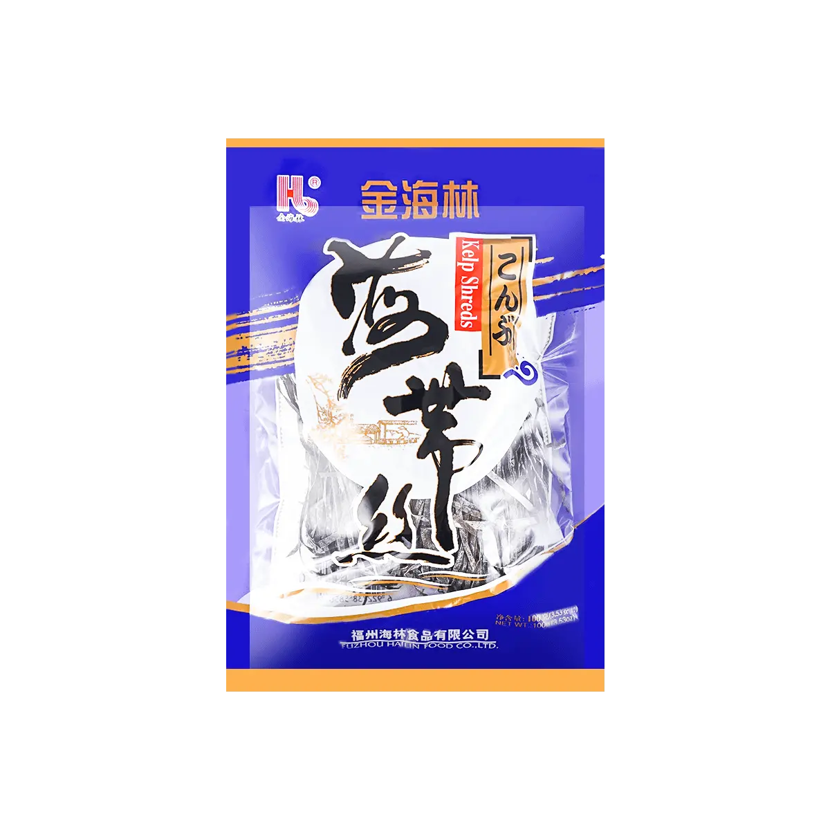 JINHAILIN Premium Dried Seaweed Strips 100g - Ready to Eat Kelp Salad Ingredient for Sushi, Salads & Asian Cuisine
