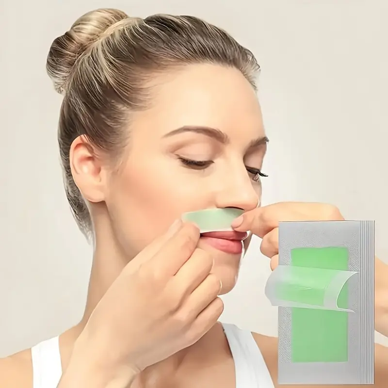 66pcs Wax Strips Facial Hair Removal for Women - At Home Waxing Kit with 60 Face Wax Strips + 6 Calming Oil Wipes Body Wax Strips for Bikini, Face, Underarm, Legs Arms