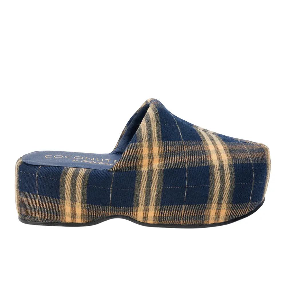 COCONUTS by Matisse Womens Bella Platform Mule Clogs Casual - Blue