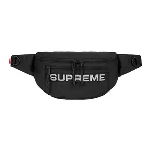 Supreme SS23 Week 1 Logo Nylon and Cotton Convertible Crossbody Bag for Men and Women