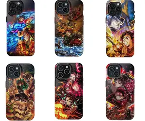 Demon Slayer Infinity Castle Phone Case, Demon Slayer Phone Case For IPhone 11 12 13 14 15 16 Pro Max Plus WPD
