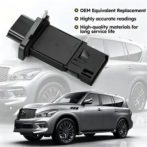 22680-7S000 MAF Sensor Replacement for Nissan,AFH70M-38 Compatible Mass Air Flow Meter Aluminum Housing Direct Install Upgrade Engine Power