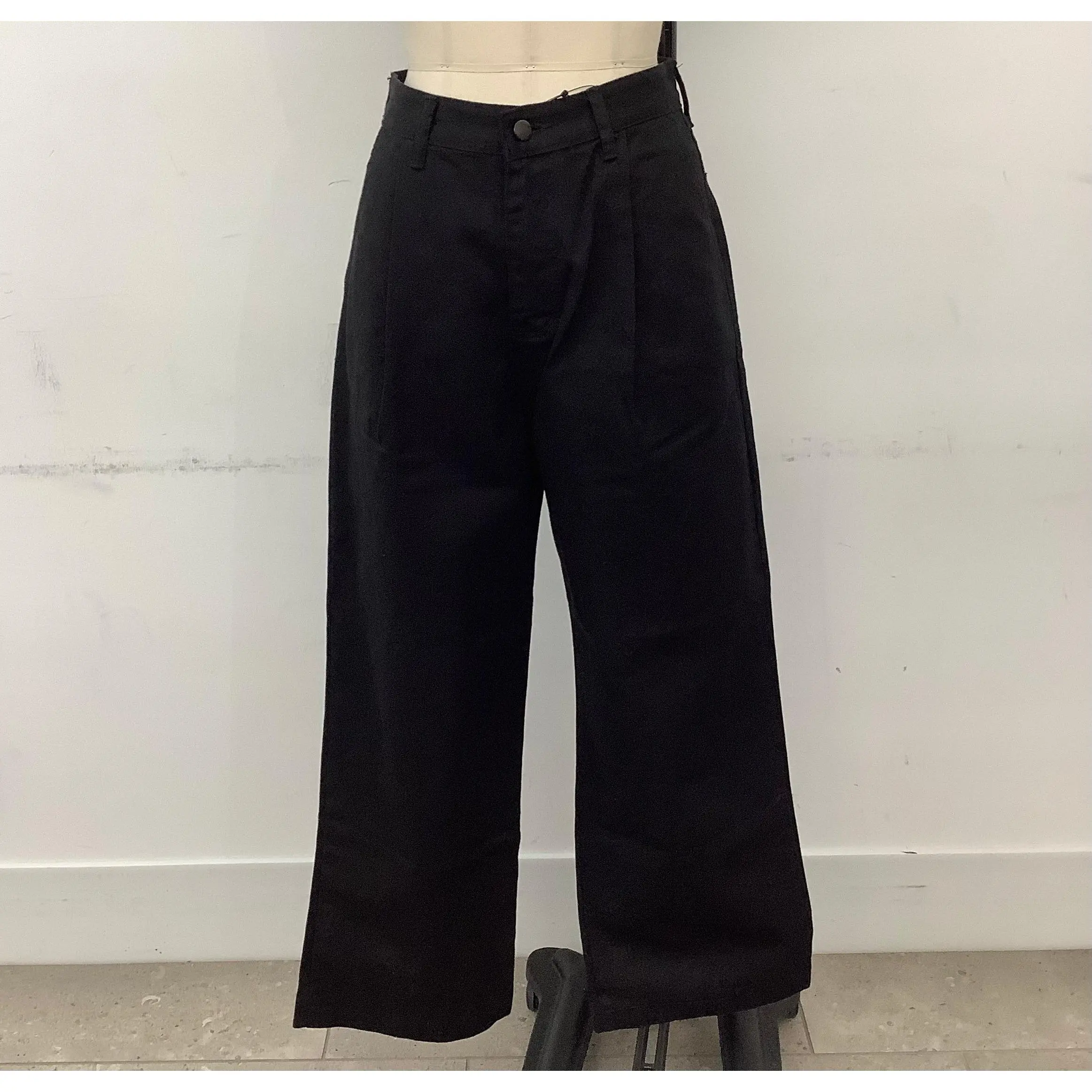 HIGH RISE PLEATED CHINO