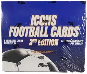 1 (ONE) 2025 Club Legacyz Icons Soccer 2nd Edition Hobby Box