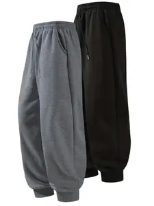 Men's Casual Solid Color Sports Pants with Pockets and Drawstring Waistband, Comfortable Daily Wear for Men, Stylish & Practical Design, Soft Comfy Sweatpants, Sports Bottoms