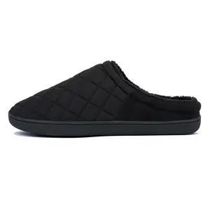 Slippers Mens Men's Slippers Slippers Men casual house shoes cotton shoes solid color dark brown