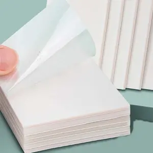 Sticky Note, 50pcs Transparent Sticky Note, Sticky Memo-Pad, Sticky Note Paper for Home School Office