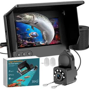 XHJ Underwater HD Fishing Camera with 4.3-inch Screen - Waterproof Fish Finder for Aquariums and Outdoor Fishing Gear - Fishing Tackle and Equipment - The Perfect Summer Gift for Anglers, Father's Day Gifts