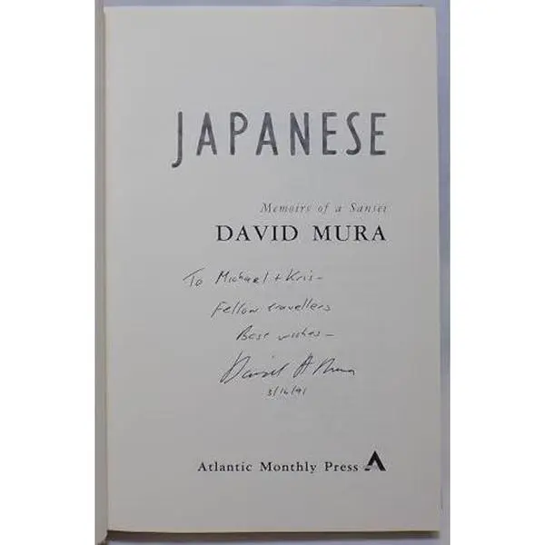 USED Book - Turning Japanese: Memoirs of a Sansei by David Mura (Hardcover) - english