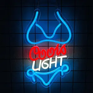 Bikini Crs LIGHT Neon Signs for Wall Decor Neon Lights for Business Signs Suitable for Man Cave Restaurant Office Bar Pub Led Art
