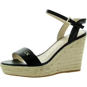 Calvin Klein HamaI Wedged Sandal Black  KCHAMAL-001 Women's