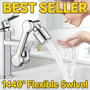 1440° Swivel Faucet Extender Dual Spray Anti-Splash 1440° Swivel Faucet Extender Dual Spray Anti-Splash