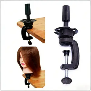 【Set of complimentary gifts】Hair Training Mannequin Head Stand; Real and Synthetic Hair Mannequin Head; Doll Head; Desktop Stand; Small Mannequin Head Stand