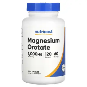 Nutricost Magnesium Orotate, 120 Capsules (500 mg per Capsule) Nutricost Magnesium Orotate, 120 Capsules (500 mg per Capsule)