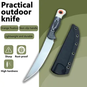 Outdoor multi-functional knife, field camping knife, portable and lightweight knife, multi-functional, suitable as a gift for Halloween, Father's Day and Christmas