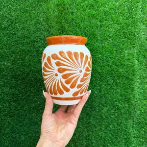 Cantarito Cielito Lindo color Mamey (1 Litro) Sets.