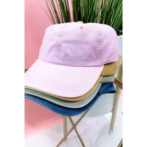 Mama Baseball Hat {Lt. Pink, Mustard, Navy, & Stone}