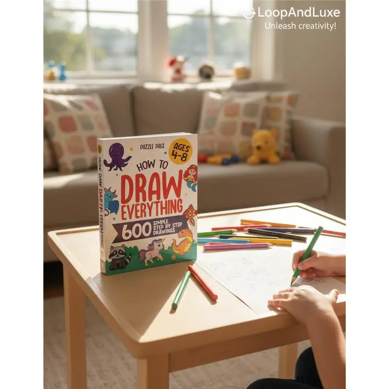 How To Draw Everything: 600 Simple Step By Step Drawings For Kids Ages ...