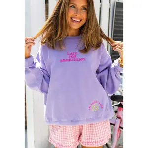 @KristinCPressley X UM Mom 'Late For Something (I Blame my Kids)' Signature Sweatshirt