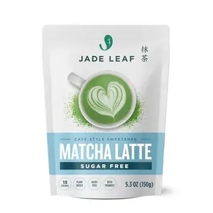 Jade Leaf Matcha Sugar Free Matcha Latte Mix - Japanese Matcha Powder, Lightly Sweetened for Café Style Blends, 5.3 Ounce / 150g (Pack of 1)