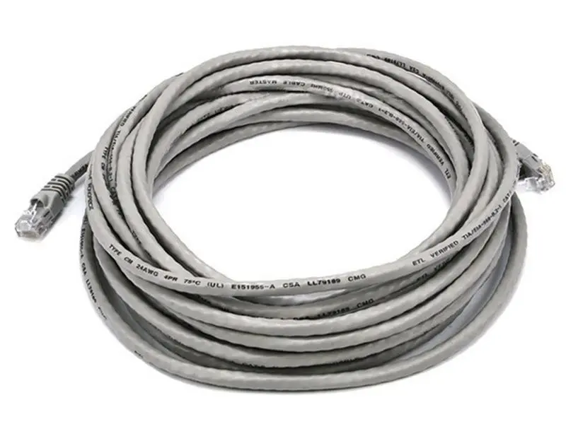 Monoprice 141 Cat5e 24AWG UTP Ethernet Network Cable, 25 ft. - Gray