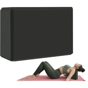 Yoga Block - Supportive Latex-Free Eva Foam - Soft Non-Slip Surface with Beveled Edges for Yoga, Pilates, Meditation - Yoga Accessories for Stability, Balance, Deepen Stretches