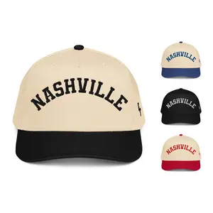 Classic Nashville Arch Vintage Retro Baseball Cap Snapback Hat
