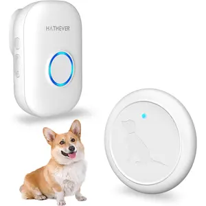 Dog DoorBell for Potty Training, Wireless Doggie Door Bell Operating at 1000 Feet with IP65 Waterproof Touch Button, 32 Melodies