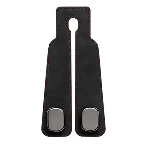 Car Seat Back Storage Hook PU Leather Hidden Hook Multipurpose Durable Ideal Car Interior Accessories for 0-5 Kg Items