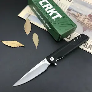 Best-Selling 3801 Pocket Outdoor Folding Knife 8Cr13MoV Steel Blade G10 Handle Portable Tactical Knives Survival Camping Jungle Knife Fishing Hiking Self-Defense EDC Tool