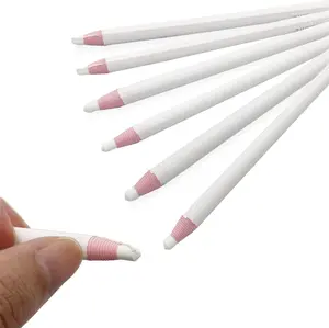 Sewing Mark Pencil 6 count White Invisible Erasable Fabric Pencils For Leather Cut Marks Student Drawing Tailor Marks