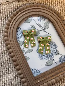 Sunny Side Up Eggs Polymer Clay Bow Studs