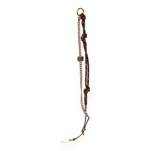 Pre-owned miu miu canvas Bag Accessories miumiu Brown Rope Charm E26030584